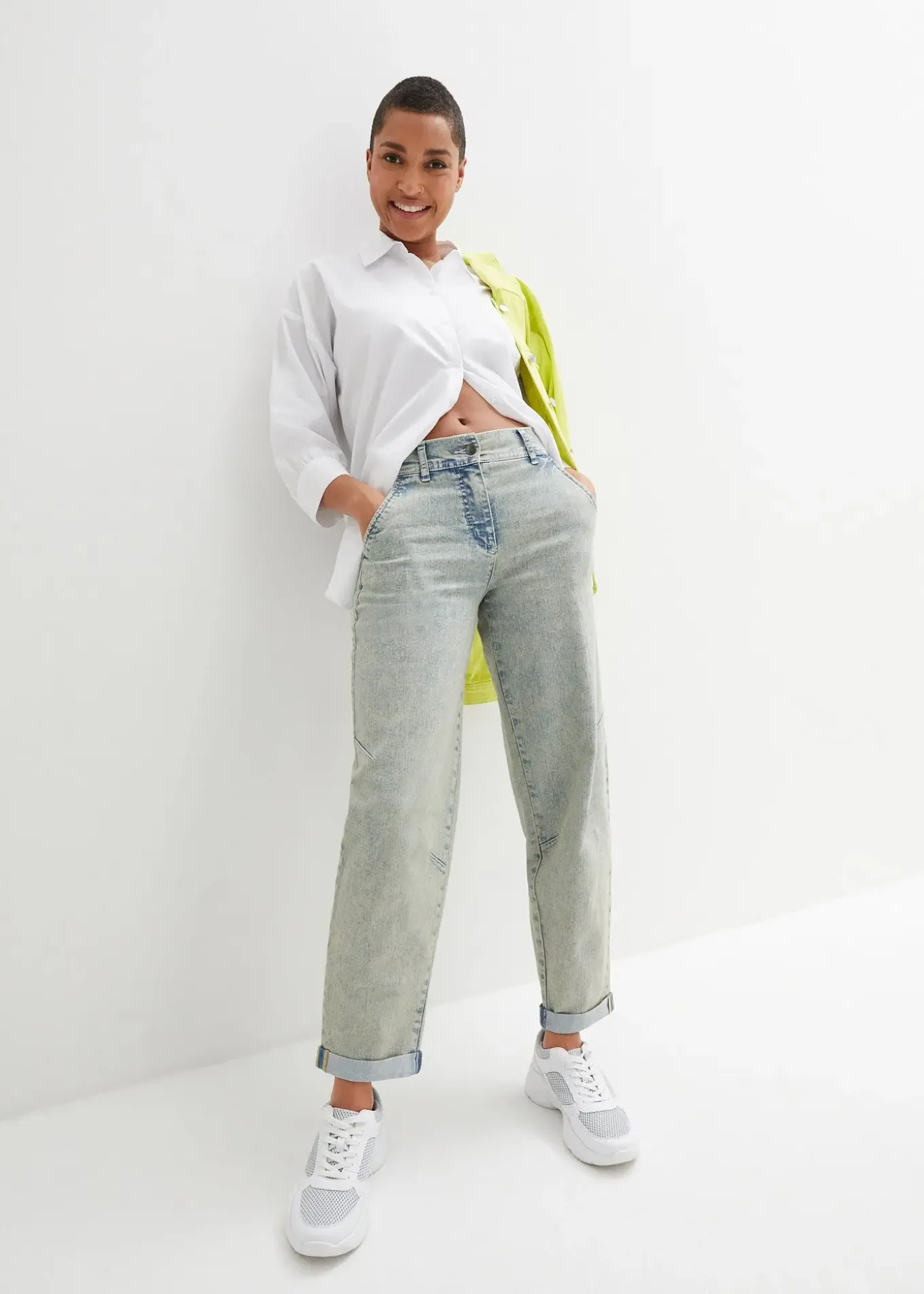 Jean au délavage vintage