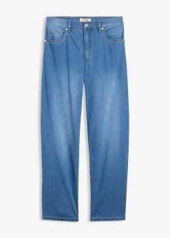 Jean barrel taille haute