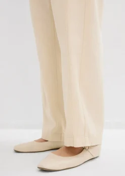 Jean barrel, taille mi-haute