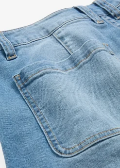 Jean barrel taille mi-haute