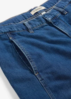 Jean barrel, taille mi-haute