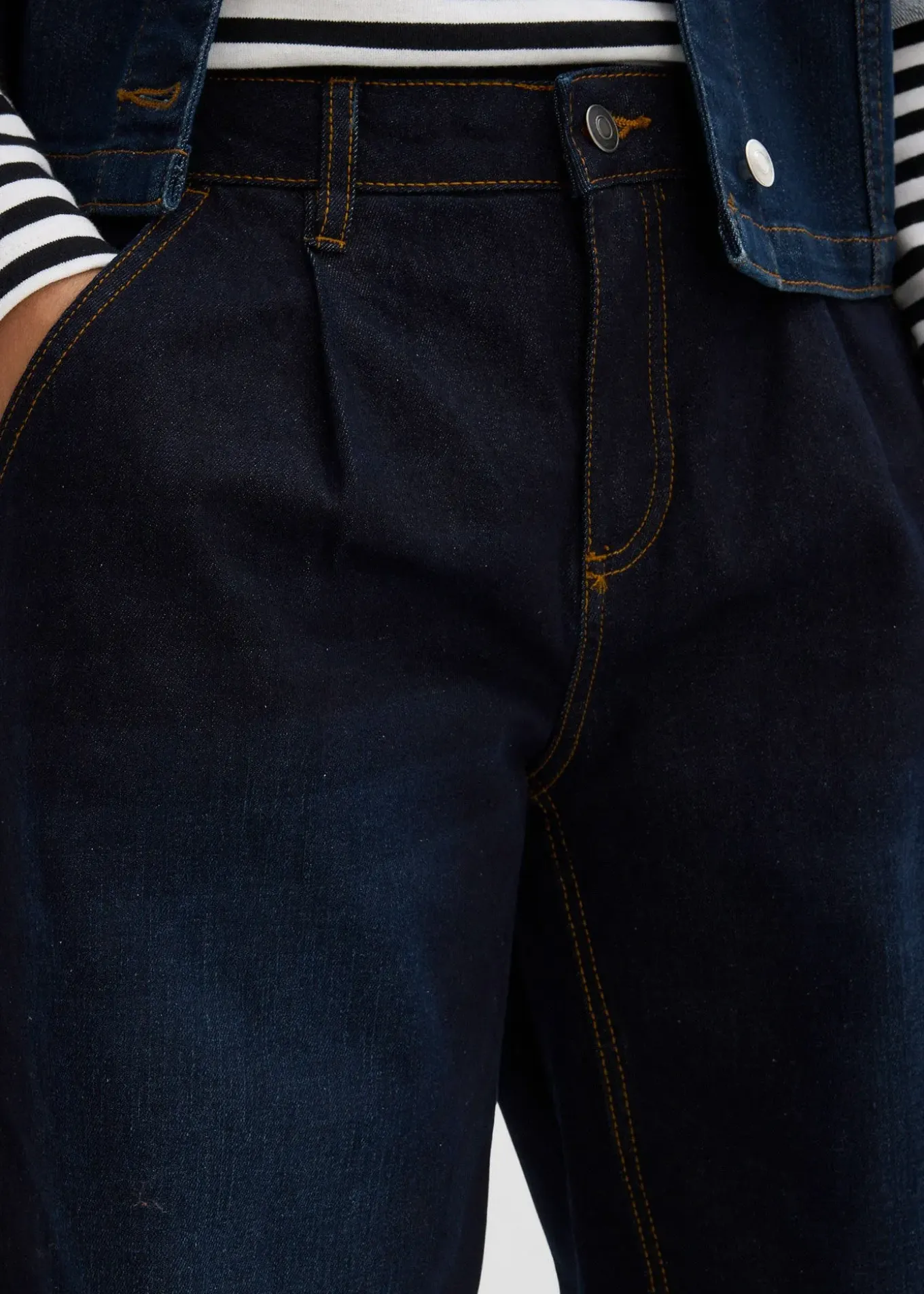 Jean Barrel, taille mi-haute, extensible