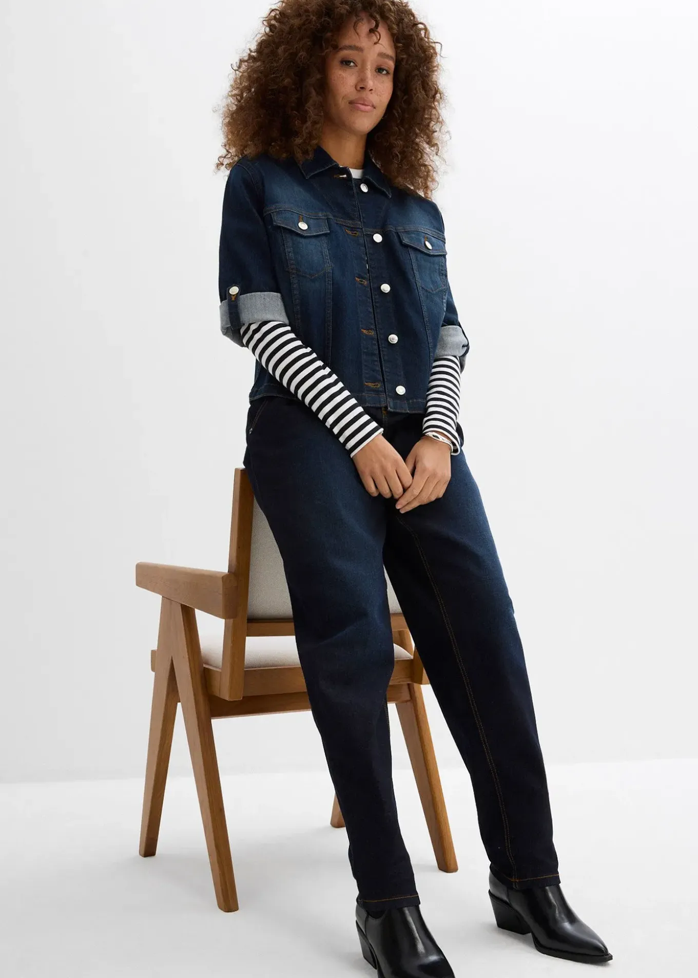 Jean Barrel, taille mi-haute, extensible