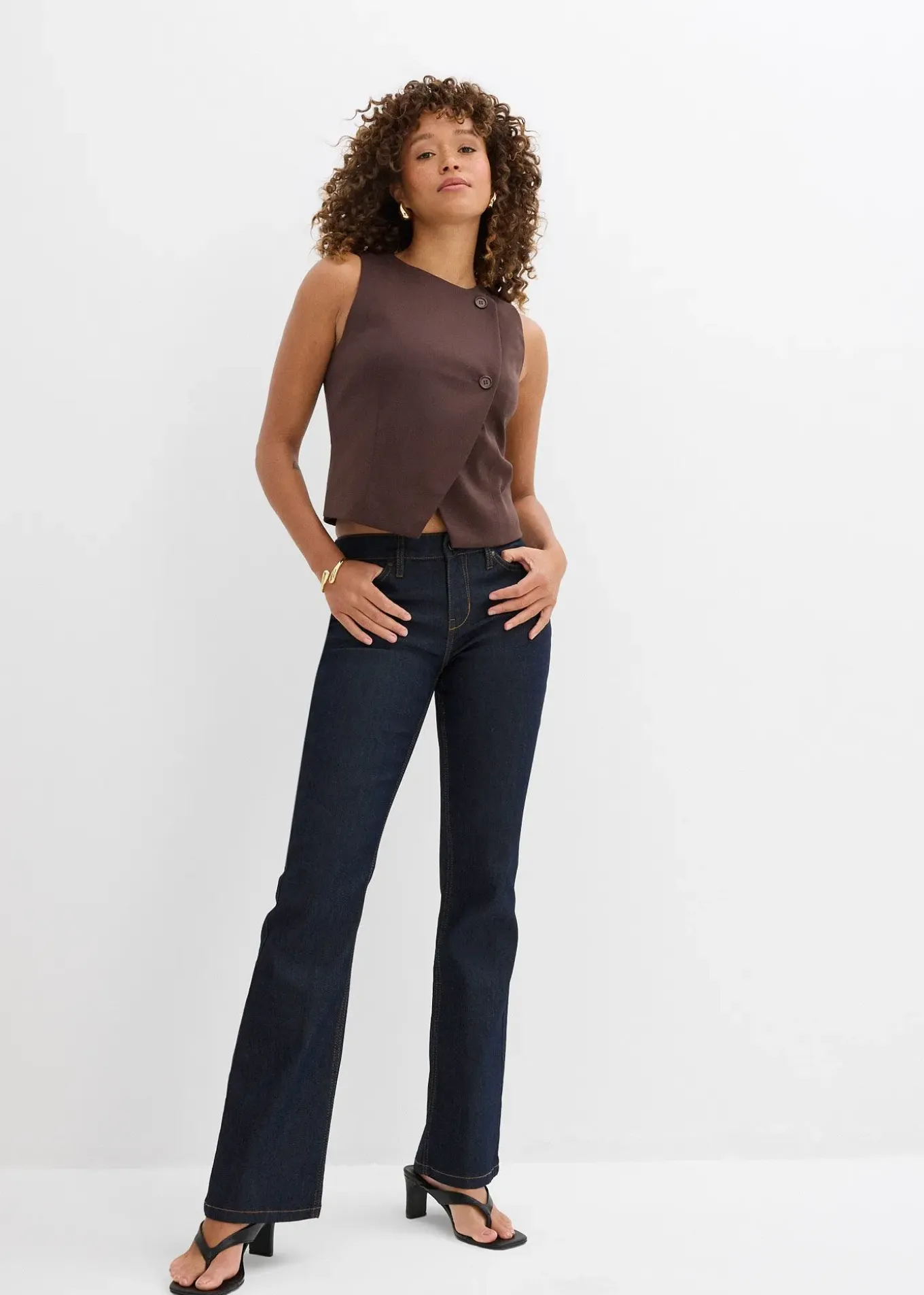 Jean bootcut extensible