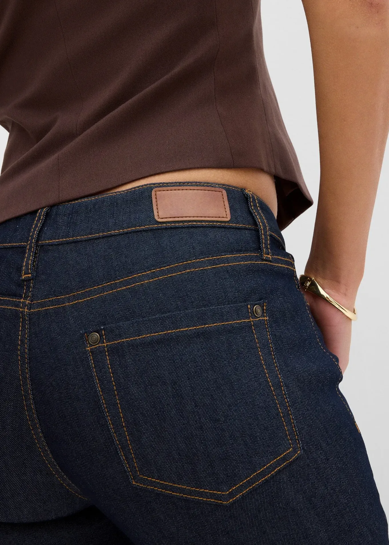 Jean bootcut extensible