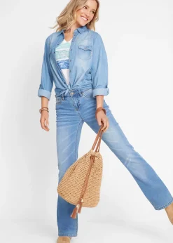 Jean bootcut extensible