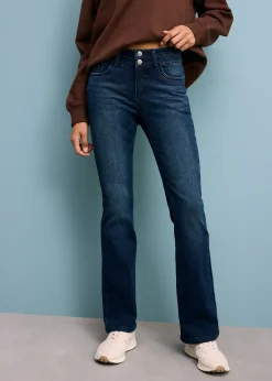 Jean bootcut sculptant taille haute, ultra doux