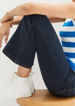 Jean bootcut taille haute, extensible