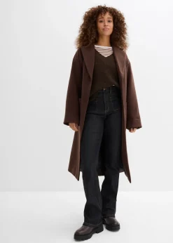 Jean bootcut taille haute élastiquée