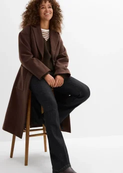 Jean bootcut taille haute élastiquée