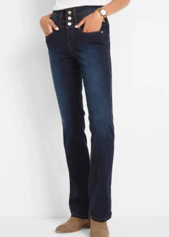 Jean bootcut taille haute, sculptant