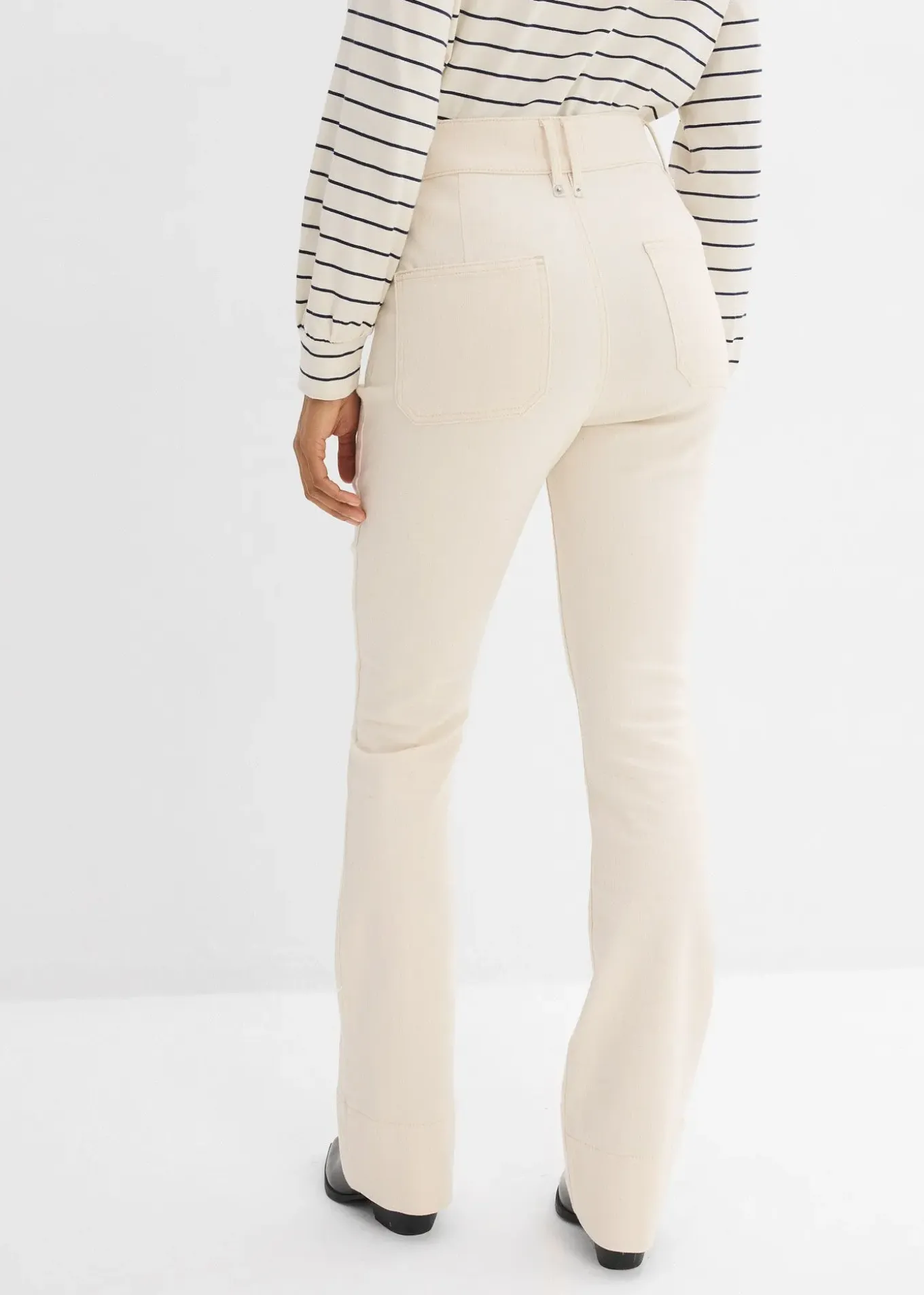 Jean bootcut taille haute