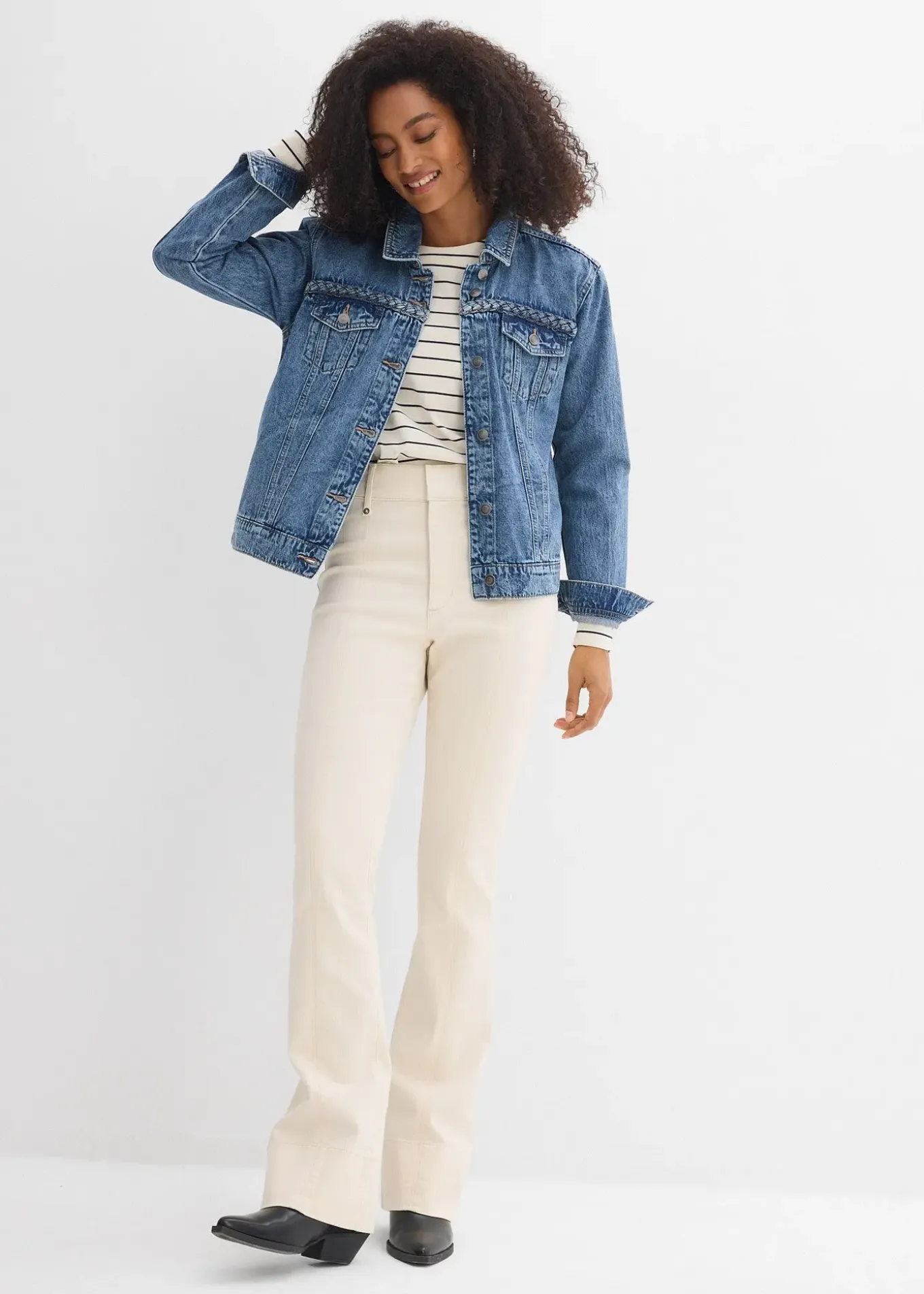 Jean bootcut taille haute