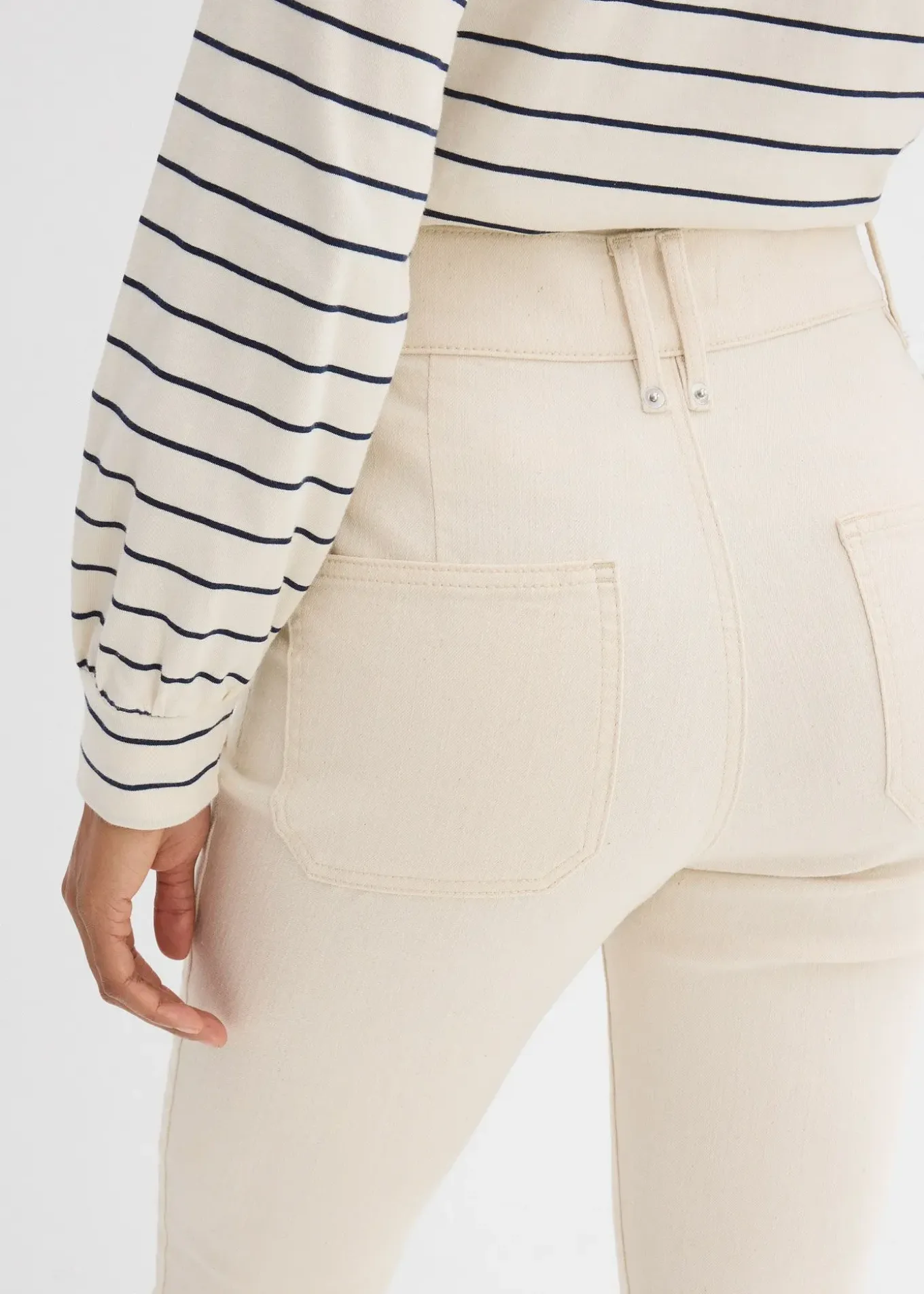 Jean bootcut taille haute