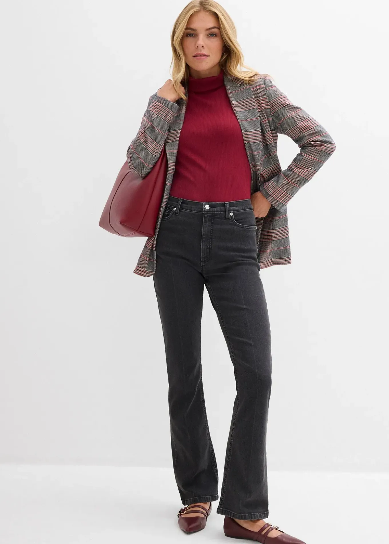 Jean bootcut taille haute