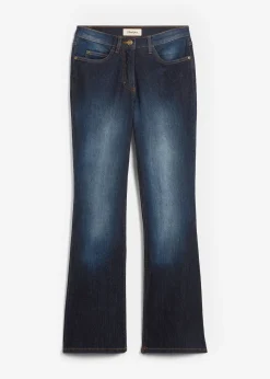Jean bootcut taille mi-haute, extensible