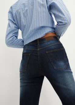 Jean bootcut taille mi-haute, extensible