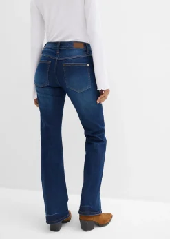 Jean bootcut taille mi-haute, extensible