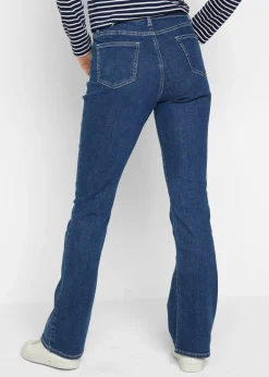 Jean bootcut, taille mi-haute