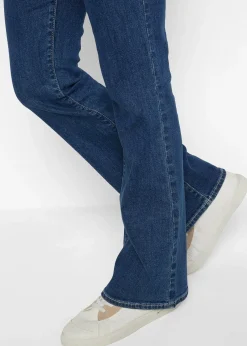 Jean bootcut, taille mi-haute
