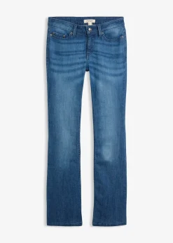 Jean bootcut taille mi-haute, extensible