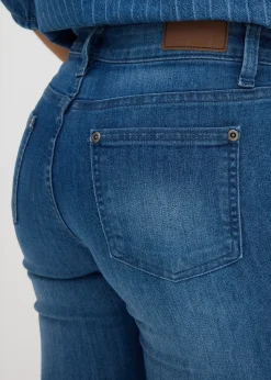 Jean bootcut taille mi-haute, extensible