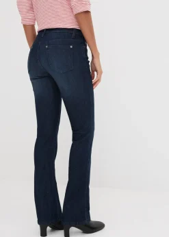 Jean bootcut taille mi-haute, extensible