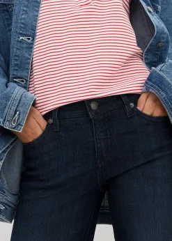 Jean bootcut taille mi-haute, extensible