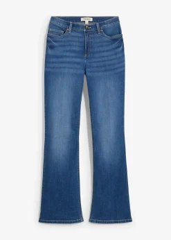 Jean bootcut, taille mi-haute