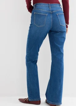 Jean bootcut, taille mi-haute