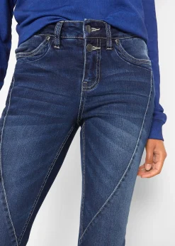 Jean bootcut taille mi-haute, extensible