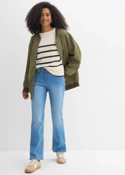 Jean bootcut taille mi-haute, extensible