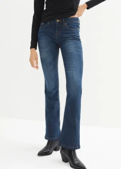 Jean bootcut taille mi-haute, extensible