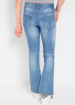 Jean bootcut taille mi-haute