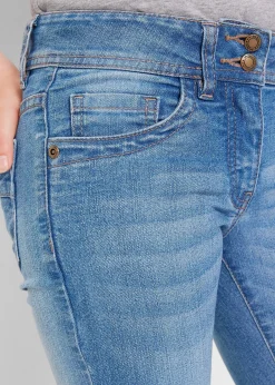 Jean bootcut taille mi-haute