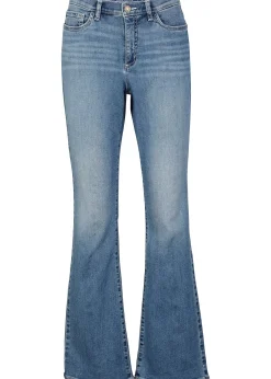Jean bootcut, taille mi-haute