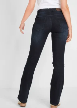 Jean bootcut taille mi-haute, extensible