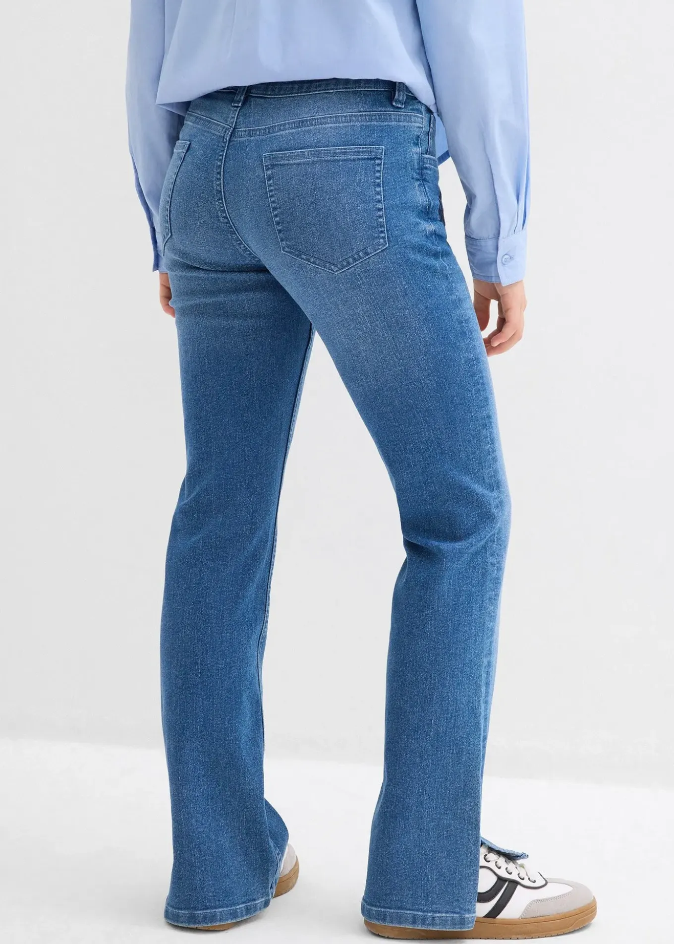 Jean Bootcut taille mi-haute