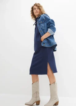 Jean bootcut taille mi-haute, extensible