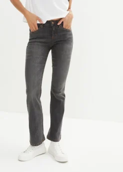 Jean bootcut taille mi-haute, extensible