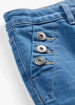 Jean bootcut, taille mi-haute