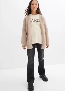 Jean bootcut, taille mi-haute