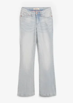 Jean bootcut taille mi-haute, extensible