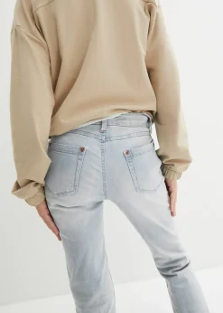 Jean bootcut taille mi-haute, extensible