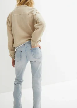 Jean bootcut taille mi-haute, extensible