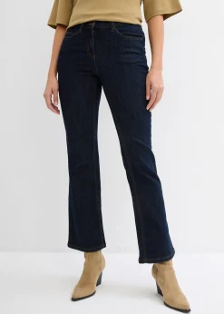 Jean bootcut taille mi-haute, extensible