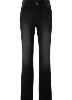 Jean bootcut taille mi-haute, sculptant