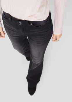 Jean bootcut taille mi-haute, sculptant