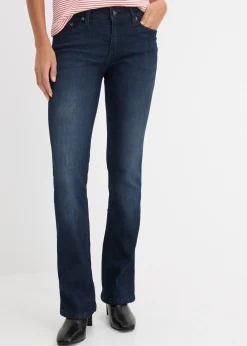 Jean bootcut taille mi-haute, extensible