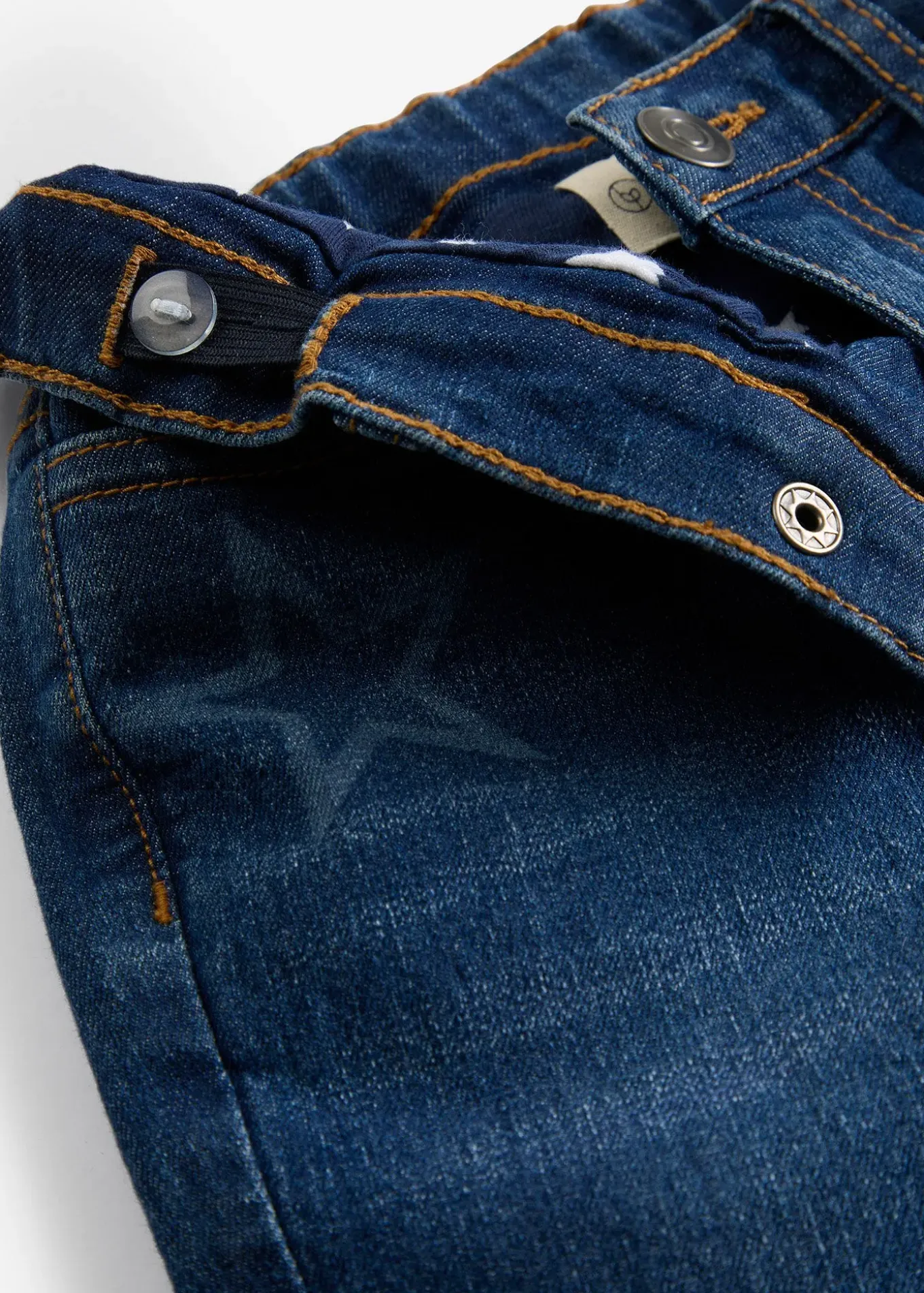 Jean bootcut thermique, taille mi-haute